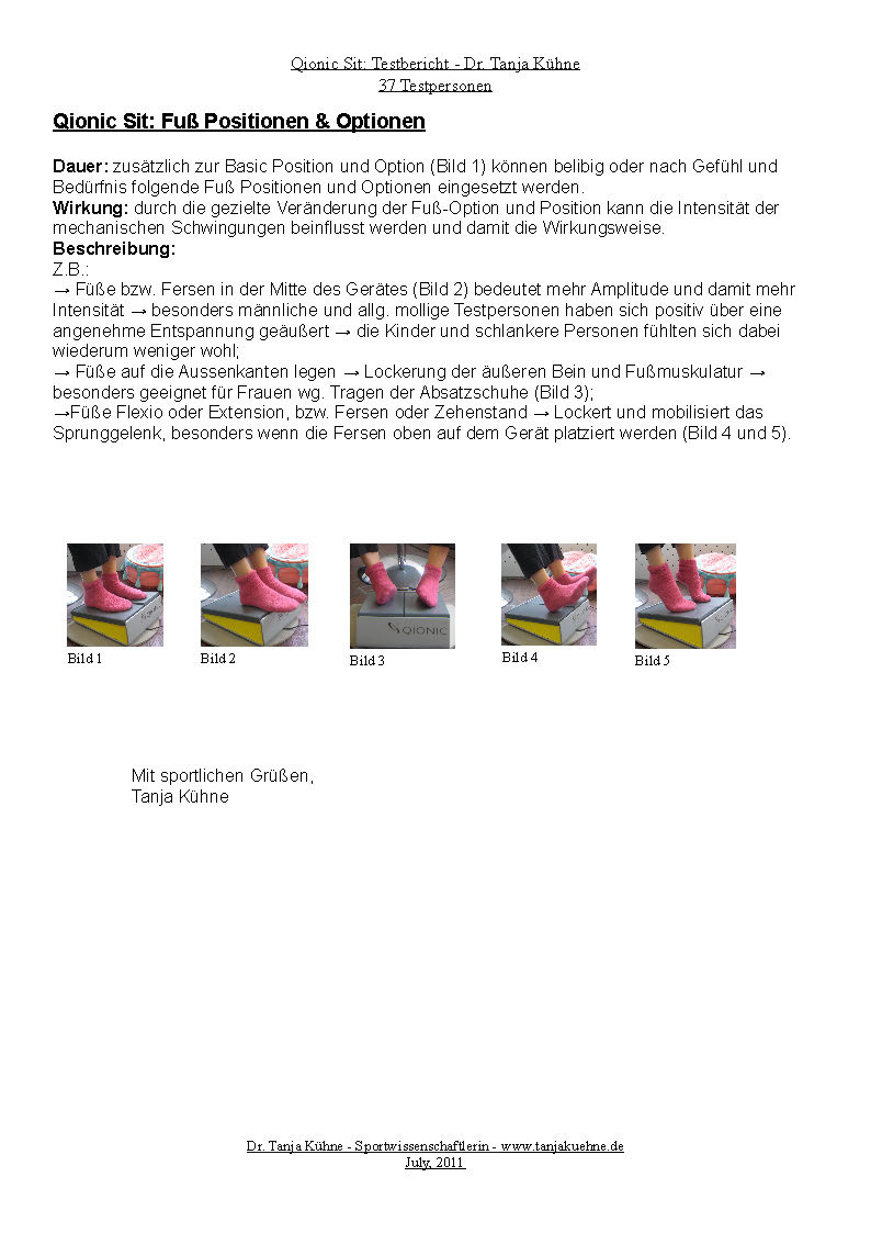 Qionic Sit Testbericht Seite 4
